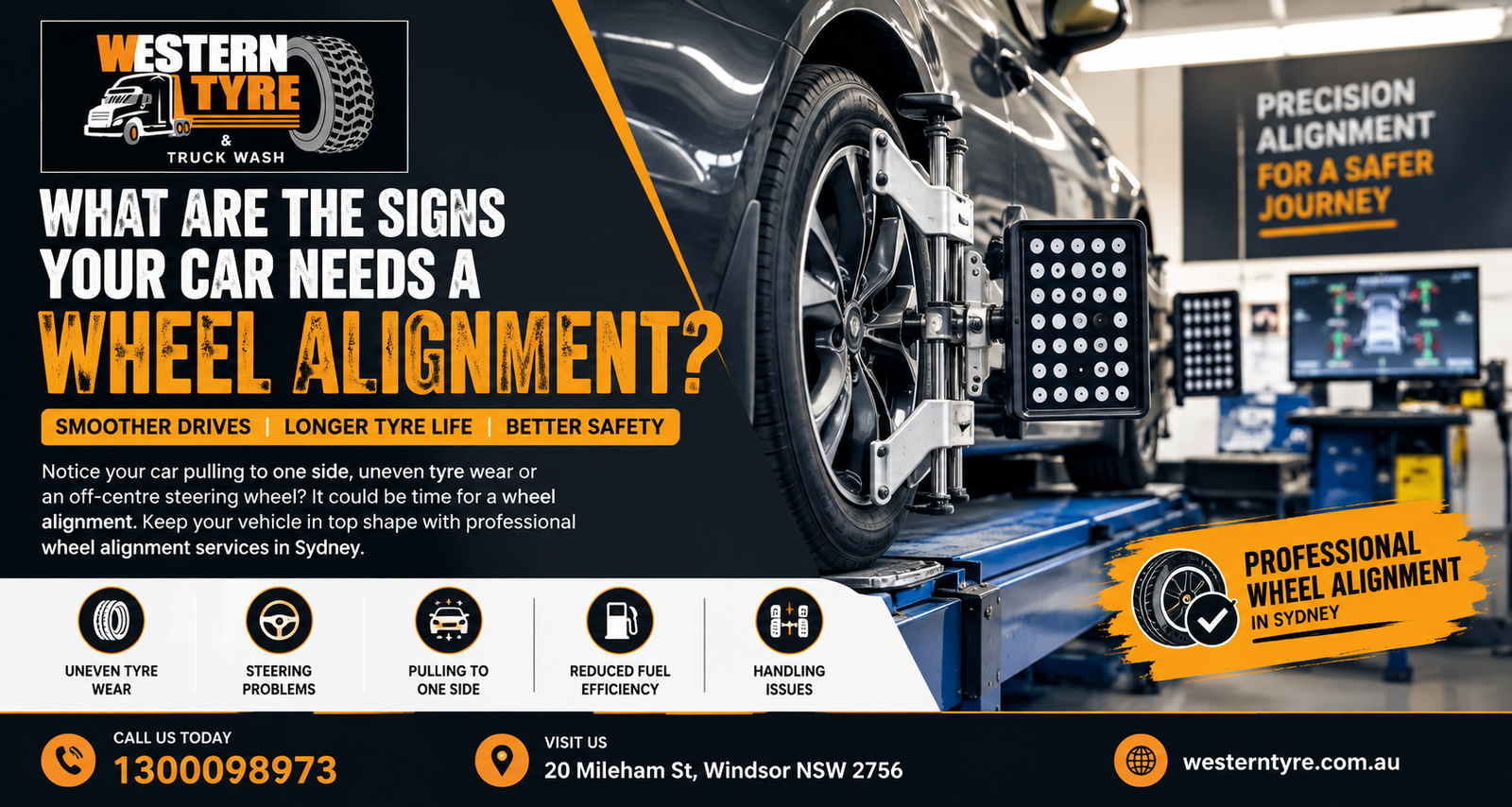 Signs Your Car Needs Wheel Alignment | Western Tyre